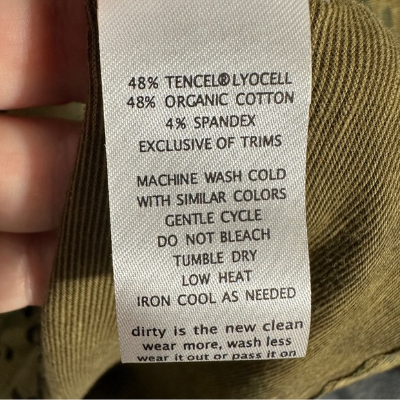 Toad & Co Windmere long sleeve dress, color is "fir" w/scattered florals, fall - Picture 6 of 11